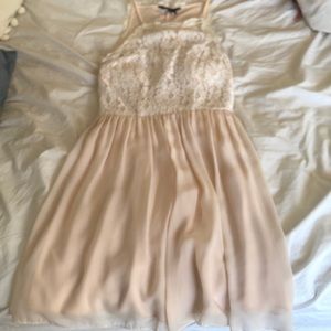 light pink dress